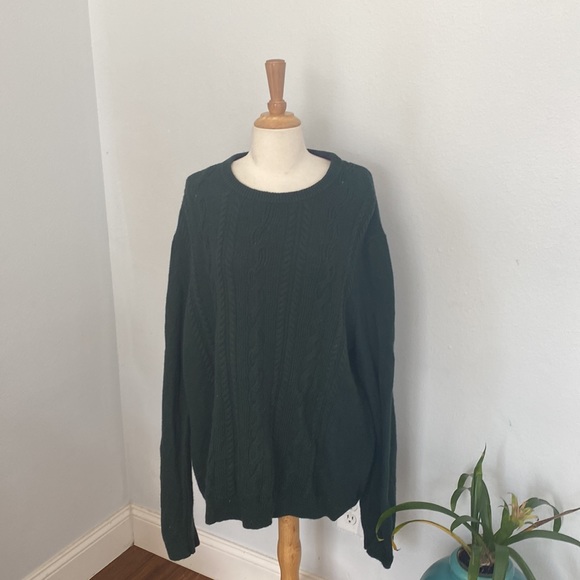 Ted Baker Men Green Crew Neck Sweater Size 7 XL‎ - Picture 1 of 12